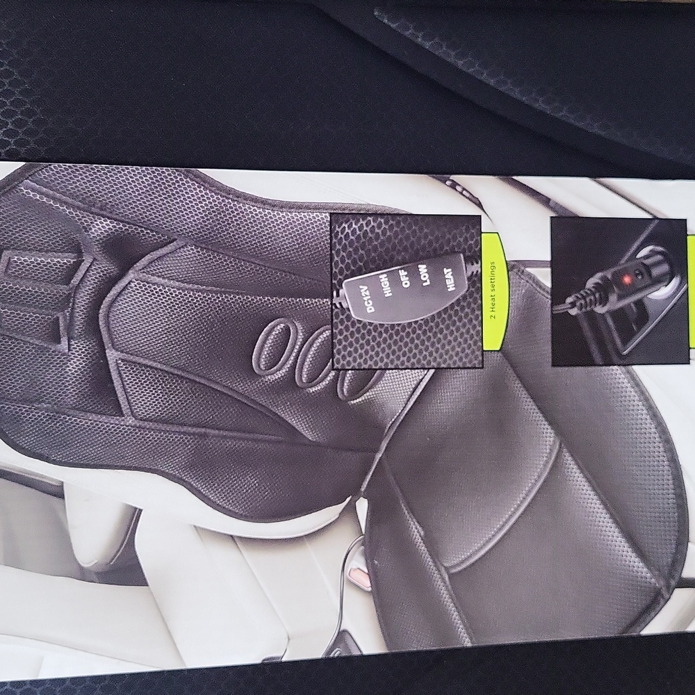 Auto Drive 12-Volt Heated Seat Cushion - Picture 2 of 6